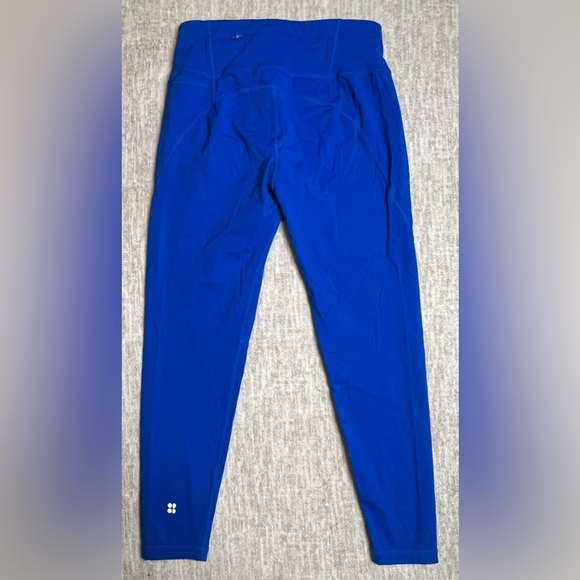 Sweaty Betty Power 7/8 leggings small 4 / 6 htf cerulean blue EUC pockets - Picture 4 of 11